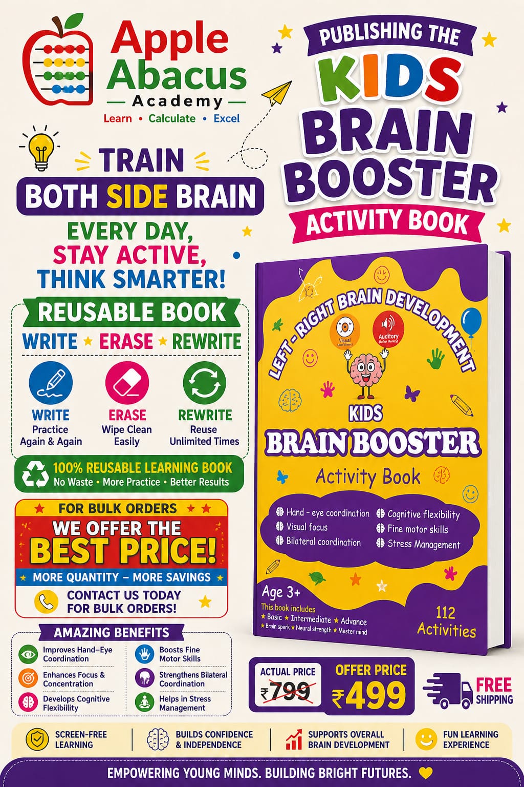 Kids Brain Booster Activity Book